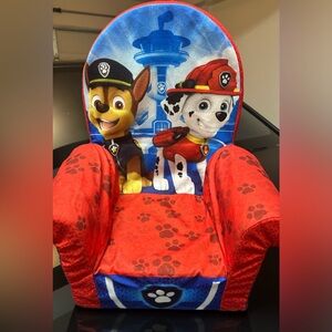 Gently used Paw Patrol soft child chair